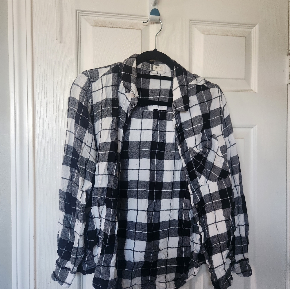 garage checked flannel